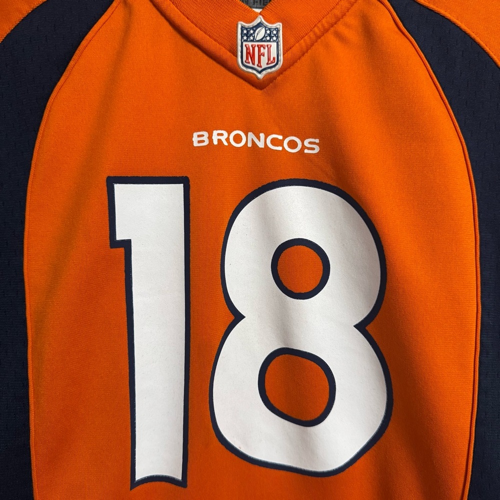Nike On Field Denver Broncos Peyton Manning Youth Jersey Size Small - Picture 6 of 11